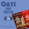 GrowFitz 25g High Protein Oats 800 Gram, Pack of 2 | Strawberry & Coffee Mocha Flavor Combo Breakfast Oatmeal | 17g High Fiber, Almonds, Raisin, Pumpkin, Chia Seeds, Super Rolled Oats | No Added Sugar view 4