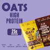 GrowFitz 25g High Protein Oats 800 Gram, Pack of 2 | Chocolate & Coffee Mocha Flavor Combo Breakfast Oatmeal | 17g High Fiber, Almonds, Raisin, Pumpkin, Chia Seeds, Super Rolled Oats | No Added Sugar view 4