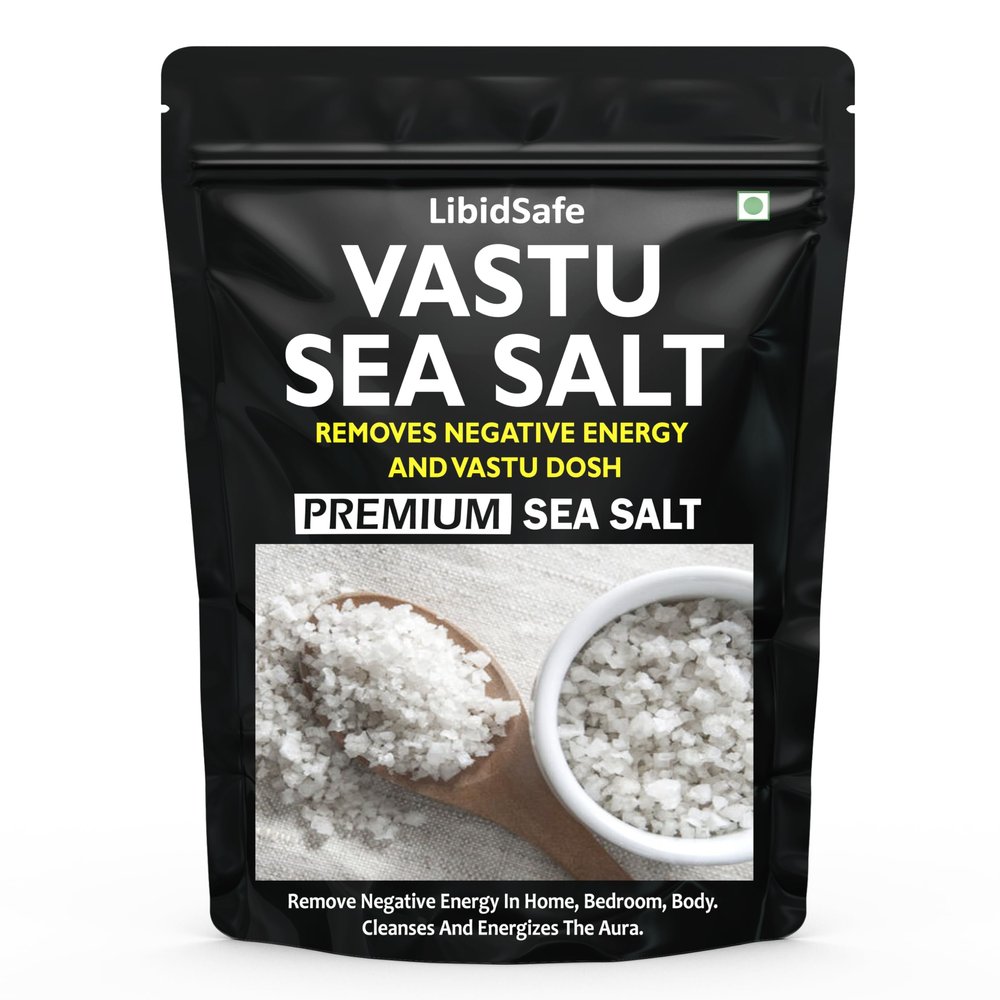 Vastu Sea Salt - Natural Khada Namak for Removing Negative Energy - Fresh for Improved Well-being - Energize Your Space with Pure Sea Salt (920 Grams)