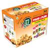 77 Green Pani Puri Combo Pack  Ready-to-Fry Crispy Golgappa Shells with Instant Spiced Pani Mix | Street-Style Indian Chaat Snack | Party Appetizer | No Added Colors or Preservatives view 1