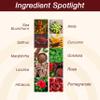 Herbal Tribe Skin Gummies with sea buckthorn extract,Amla Extract, Licorice Extract and 7 other Orange Flavored Plant-Based Supplement for Radiance and Glow, Brown, 30 Gummies view 2