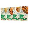 Eat Easy Ready to Eat Paneer Combo of 4- Veg Paneer Bhurji, Butter Masala, Chilli, Tikka Masala | Just Add Water and Cook | Freeze Dehydrated Instant Indian Food for Travel, Camping, Hostel, Flight view 1