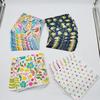 Cherie Festive 2-Ply Decorative Paper Napkins - Modern Hearts, Vibrant Florals & Leaf Patterns for Parties, Home & Events (Pack of 4 x 20 pieces = 80 total) view 4