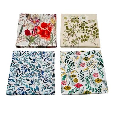 Cherie Designer 2-Ply Paper Napkins - Beautiful Assorted Prints, Ideal for Gatherings, Home Decor & Crafts (Pack of 16 x 20 pieces = 320 total)