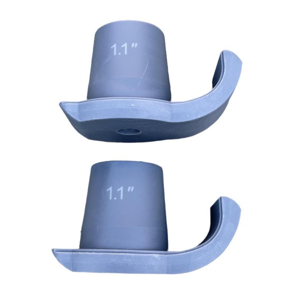SHOPORA 2X Walker Glide Skis Coaster Skis Walking Feet Glides Replacement Glide Caps Gray Hole 28Mm | Medical Mobility & Disability | Mobility/Walking Equipment | Walkers & Canes
