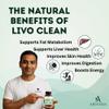 Arvetha Livo Clean Liver Detox Capsules for Fatty Liver, Digestion Support & metabolism booster, 100% Herbal Ayurvedic formula with Triphala, Improves Gut Health & Energy, 60 Veg Capsules Pack of 1 view 4