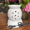 Aatiutik Ceramic Electric Aroma Diffuser | Handcrafted Oil Burner with 2 Aroma Oils | Ideal for Aromatherapy, Relaxation, and Home Decoration (Magic Fruit and Sandalwood Aroma Oil) view 3