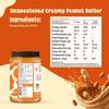 Asmita Organic Farms Creamy Peanut Butter Unsweetened 900g | Made with Roasted Peanuts | No Added Sugars or Salt | High Protein Spread | Cholesterol & Trans Fat Free | Healthy Breakfast Spread view 2