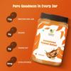 Asmita Organic Farms Creamy Peanut Butter Unsweetened 900g | Made with Roasted Peanuts | No Added Sugars or Salt | High Protein Spread | Cholesterol & Trans Fat Free | Healthy Breakfast Spread view 3