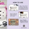 Aatiutik Ceramic Electric Aroma Diffuser | Handcrafted Oil Burner with 2 Aroma Oils | Ideal for Aromatherapy, Relaxation, and Home Decoration (2 Mogra Aroma Oil) view 4