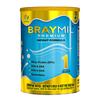 Braymil Premium 1 Infant Formula Stage 1 |up to 6 months baby| 400 gm Tin Pack with DHA & ARA| FOS & GOS|and Nucleotides view 1