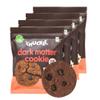 Chuckle Dark Chocolate Cookies with Jaggery, Oats & Cocoa 200g (4 Pack x 50g), Chocolate Biscuit without Palm Oil, Gluten Free Tea Time Healthy Cookies for Kids & Adults view 1