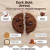 Chuckle Dark Chocolate Cookies with Jaggery, Oats & Cocoa 200g (4 Pack x 50g), Chocolate Biscuit without Palm Oil, Gluten Free Tea Time Healthy Cookies for Kids & Adults view 2