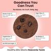 Chuckle Dark Chocolate Cookies with Jaggery, Oats & Cocoa 200g (4 Pack x 50g), Chocolate Biscuit without Palm Oil, Gluten Free Tea Time Healthy Cookies for Kids & Adults view 3