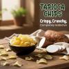 RASA FRESH N BEST ; PACKED FRESH AND BEST Tapioca Chips | Kerala Style Cassava, Kappa Chips | Traditional South Indian Snack | Crunchy, No Palm Oil, Zero Trans Fat 200g (Pack of 1) view 2