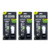 VI-JOHN Dermatologically Tested Purifying Charcoal Premium Shaving Cream With Shaving Brush Enriched With Aloevera & Jojoba Oil From Paraben-70g- Pack of 3 view 1