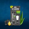VI-JOHN Dermatologically Tested Purifying Charcoal Premium Shaving Cream With Shaving Brush Enriched With Aloevera & Jojoba Oil From Paraben-70g- Pack of 3 view 2