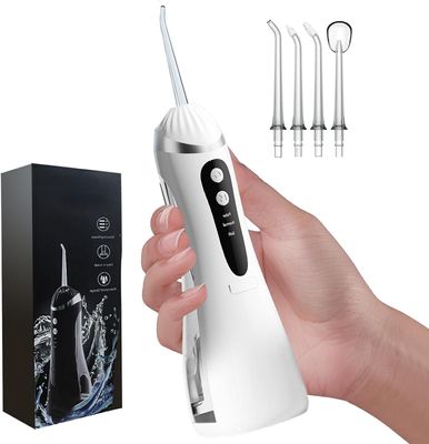 SELLFUN Water Flosser For Teeth Cordless 200ML Electric Dental Flosser 4 Modes And 6 Jet Tips Rechargeable Floss DIY Mode IPX7 Waterproof Portable Oral Irrigator For Travel And Home
