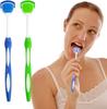 Deriz 4Pcs Tongue Cleaner Brush for Oral Hygiene  Pack of 4 | Fresh Breath Tongue Scraper | Removes Bacteria & Plaque | Dual-Action Tongue Cleaning Brush for Daily Use- Multi Color view 3