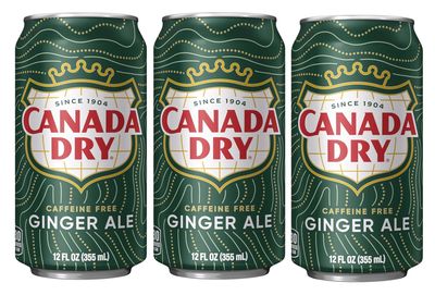 Canada Dry Ginger Ale Soft Drink Classic Sparkling Soda with Refreshing Ginger Taste 355ml Each (Pack of 3) (Imported)