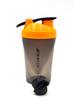 Athnex 500ml Protein Shaker Bottle | BPA-Free, Leakproof with Mixer Ball & Adjustable Carry Loop | Compact & Durable Gym Sipper for Fitness & Travel (Orange) view 1