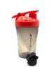 Athnex 500ml Protein Shaker Bottle | BPA-Free, Leakproof with Mixer Ball & Adjustable Carry Loop | Compact & Durable Gym Sipper for Fitness & Travel (Red) view 1