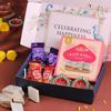 FlowerAura Premium Diwali Gift Box of Kaju Katli, 8 Chocolates, 2 Terracotta Diyas | Corporate Gifting | Tradational Diwali Gift For Relatives & Friends (Same Day Delivery) view 1