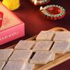 FlowerAura Premium Diwali Gift Box of Kaju Katli, 8 Chocolates, 2 Terracotta Diyas | Corporate Gifting | Tradational Diwali Gift For Relatives & Friends (Same Day Delivery) view 3