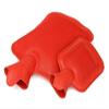 Alvion Hot Water Bag 2pcs Set Natural Rubber, BPA-Free, Durable Heat Therapy & Hot Compress Bags (500ml & 1L) Random Colors, Safe & Soft, Perfect for Pain Relief, Menstrual Cramps, Muscle Relaxation. view 2