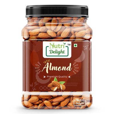 Nutri Delight Almonds | Crunchy Badam | High in Protein & Fiber | Rich in Nutrients | Nuts & Dry Fruits | Healthy and Diet Snacks (250gram)