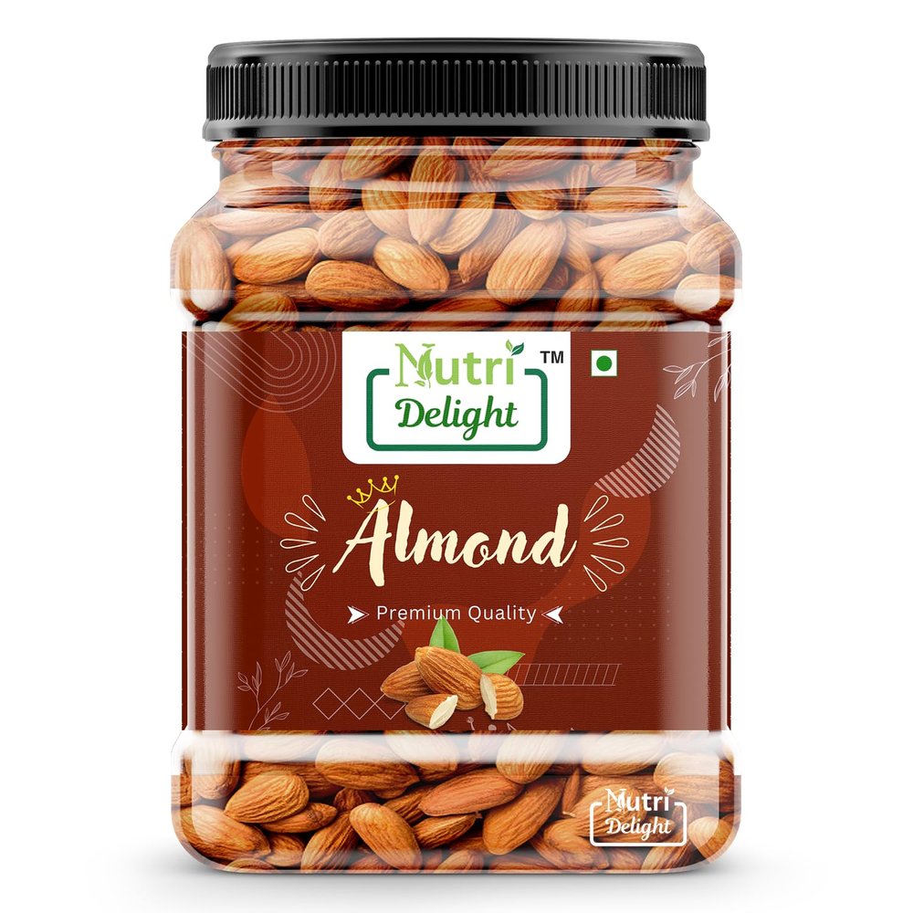 Nutri Delight Almonds | Crunchy Badam | High in Protein & Fiber | Rich in Nutrients | Nuts & Dry Fruits | Healthy and Diet Snacks (250gram)
