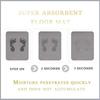 SKVM Water Absorbent mat for Bathroom Kitchen Floor Door Entrance Anti Slip Floor Foot Anti Skid Bathroom Shower mat (Design 19) view 2