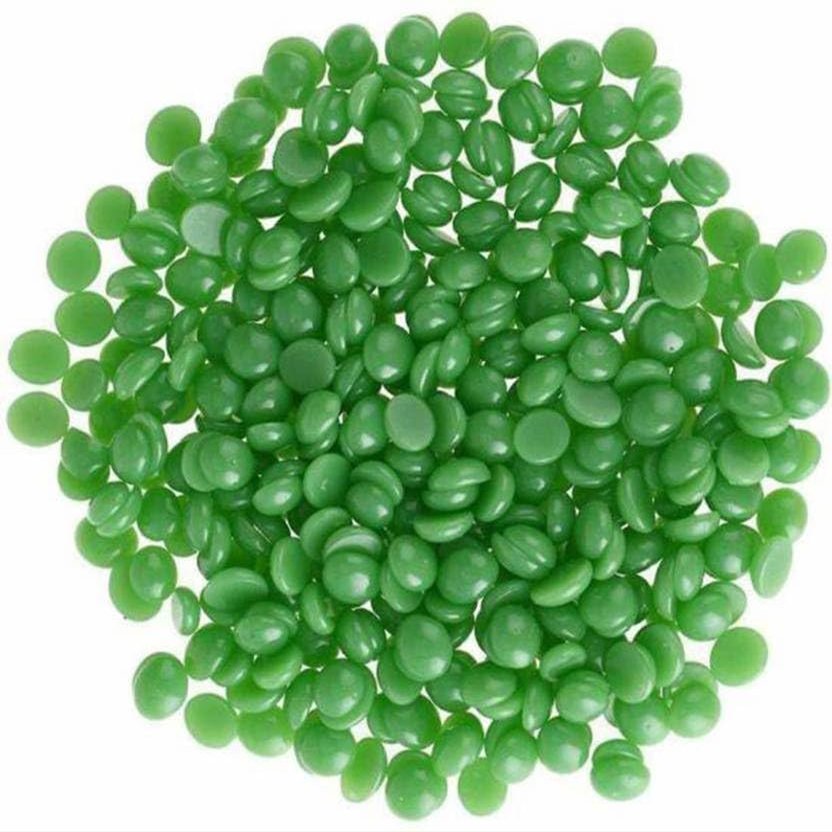 ClubBeauty Professional Hard Wax Beans for Hair Removal, Green, No Strip Required, 100g