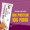 Benefic Nutrition - Makhana Protein Bar 40g Each (Pack of 10) | Plant-Based Protein Snack | 10g Protein, 10g Fiber|No Added Sugar | Healthy Anytime Snack view 2
