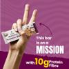 Benefic Nutrition - Makhana Protein Bar 40g Each (Pack of 10) | Plant-Based Protein Snack | 10g Protein, 10g Fiber|No Added Sugar | Healthy Anytime Snack view 3
