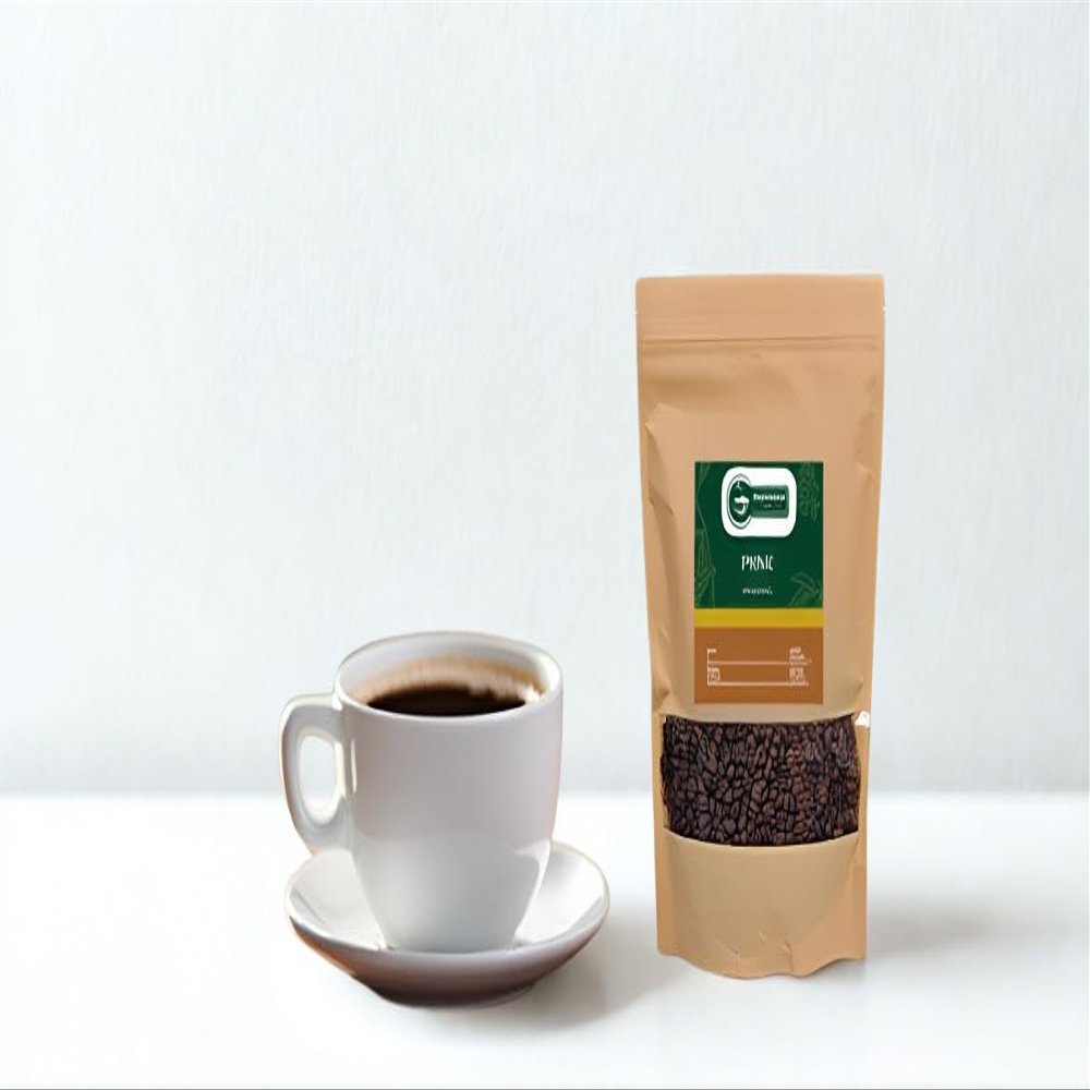 Bean Bay Prime 100% Arabica Coffee | Whole Beans 1kg Pack | Premium Medium Roast | Single-Origin Coorg Coffee with Chocolate Notes | Freshly Roasted |