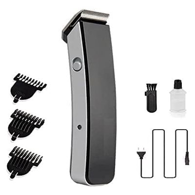 Drumstone ( ) Rechargeable Cordless Mens Trimmer & Shaver for Beard, Hair, Mustache Styling 3 Adjustable Clips, Precision Grooming Kit for Home or Travel
