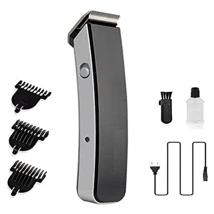Drumstone (  ) Rechargeable Cordless Mens Trimmer & Shaver for Beard, Hair, Mustache Styling  3 Adjustable Clips, Precision Grooming Kit for Home or Travel