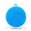 12 Pcs Silicone Dish Scrubber Reusable BPA-Free Sponge Dish Brush, Food Grade Rubber Sponges, Quick Dry & Dishwasher Safe for Kitchen, Fruits, Vegetables & Non-Scratch Cleaning Mix Colours view 2