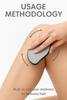 Crystal Hair Removal Tool, Dual-tone Black and Silver, Painless Body Hair Remover for All Skin Areas view 4