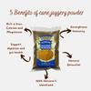 Amudham Naturals Cane Jaggery Powder, Natural Sweetener, Vegetarian, 1kg Pouch view 4