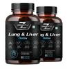 GenZ Grow Lung and Liver Detox Supplement with Milk Thistle Extract 600mg (30:1) N-Acetyl Cysteine| Cordyceps| Beetroot| Support Fatty Lung and Liver and helps Detoxification & Digestion| 120 Vegetable Capsule view 1