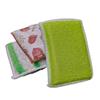 ECO SHINE Printed, Non-Printed & PET Bamboo Sponge, Plant-Based, Eco-Friendly, Antimicrobial, Anti-Odour, Reusable & Biodegradable Kitchen Sponges for Dishes, Utensils, Pots - Multi-Color Set of 3 view 1