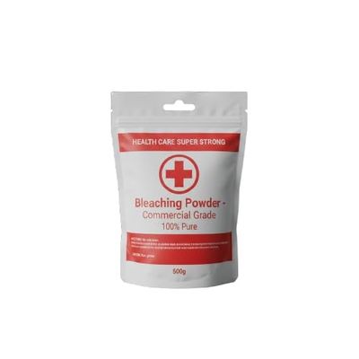Commercial Grade Bleaching Powder, Pure Disinfectant for Cleaning, Whitening, Laundry, Bathroom, Floor, 500g Pack