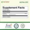 Pure Nutrition Alpha GPC (300mg) 120 Veg Capsules (60 X 2) | Helps to Improve Focus, Mental Clarity & Memory | Brain Health Supplement for Men & Women | Nootropic Formula view 2
