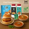 77 Green Tandoori Street Combo  Dabeli Masala 100 g, Pav Bhaji Masala 200 g, Mint Chutney 100 g & Chat Masala 200 g | Indian Street Food Spice & Chutney Kit | No Added Colors or Preservatives view 2