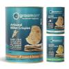 Graamam's Millet Crispies Classic Sweet & Savoury, Coriander & Garlic | Zero Oil Baked Healthy Snacks for Adults & Kids | Bajra Snacks | Healthy Pan Roasted Crispies | Combo of 3 x 100g view 1