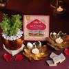 FlowerAura Premium Diwali Gift Box of Live Jade Plant, Kaju Katli, Set of 2 Diya Urli | Corporate Gifting | Tradational Diwali Gift For Relatives & Friends view 1