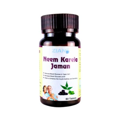 Neem Karela Jamun Tablets Ayurvedic Blood Glucose Controller Support for Daily Wellness | 30 Tablets