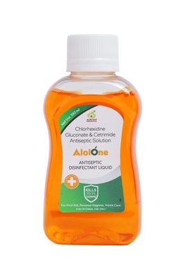 ALOLONE Antiseptic Lotion with Chlorhexidine Gluconate 1.5% & Cetrimide 3%  100ml | Effective Skin Cleansing & Hygiene Solution